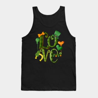 Love St. Patricks day Tank Top